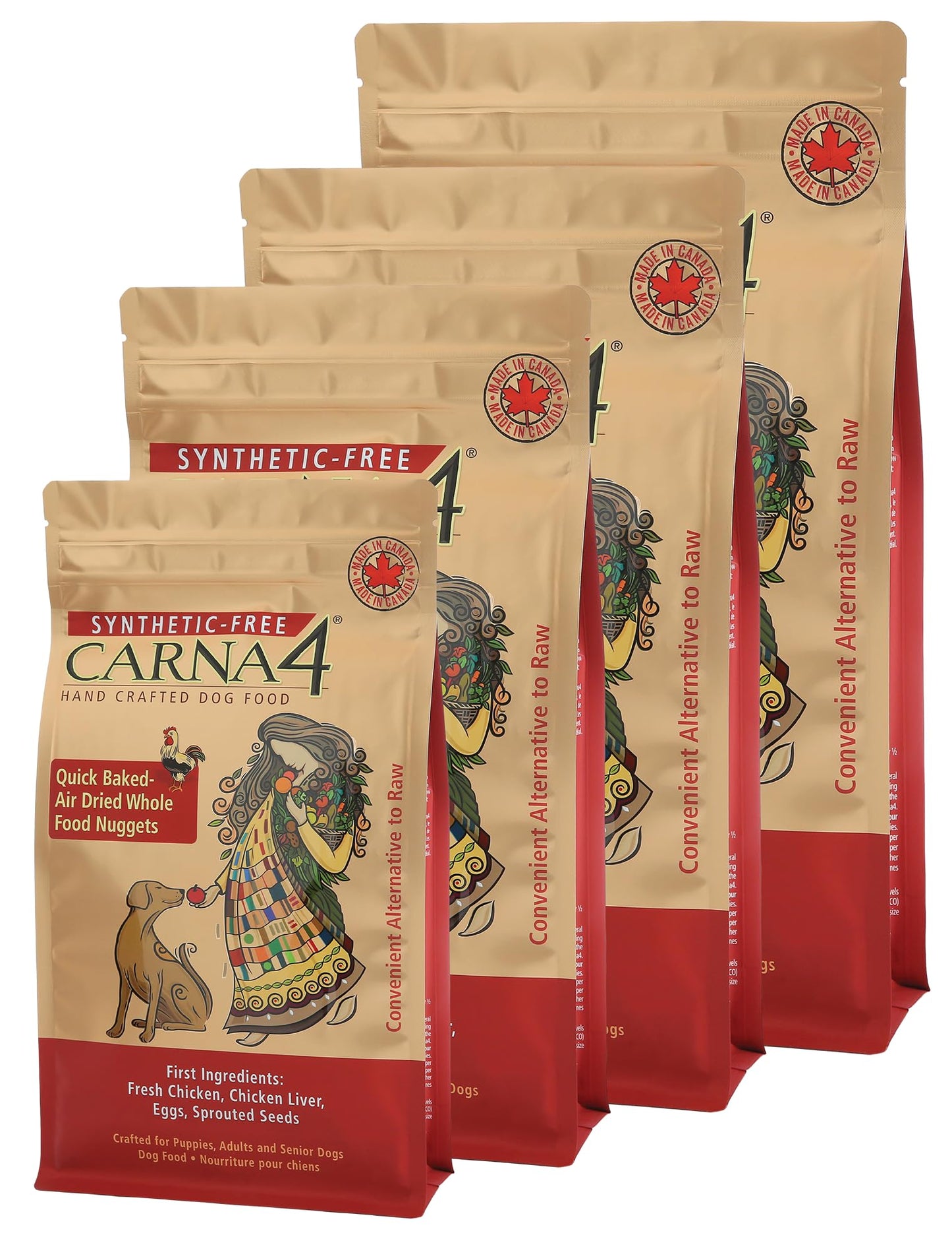 Carna4 Hand Crafted Dog Food 13-Pound Chicken