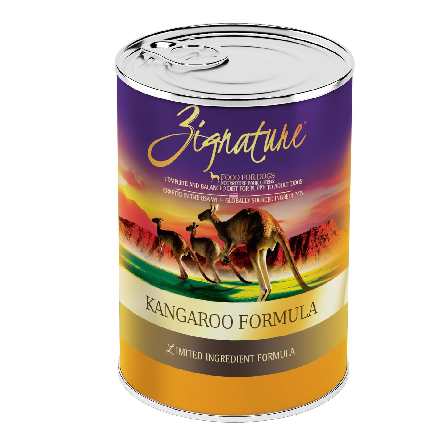 Zignature Kangaroo Canned Dog Food Formula