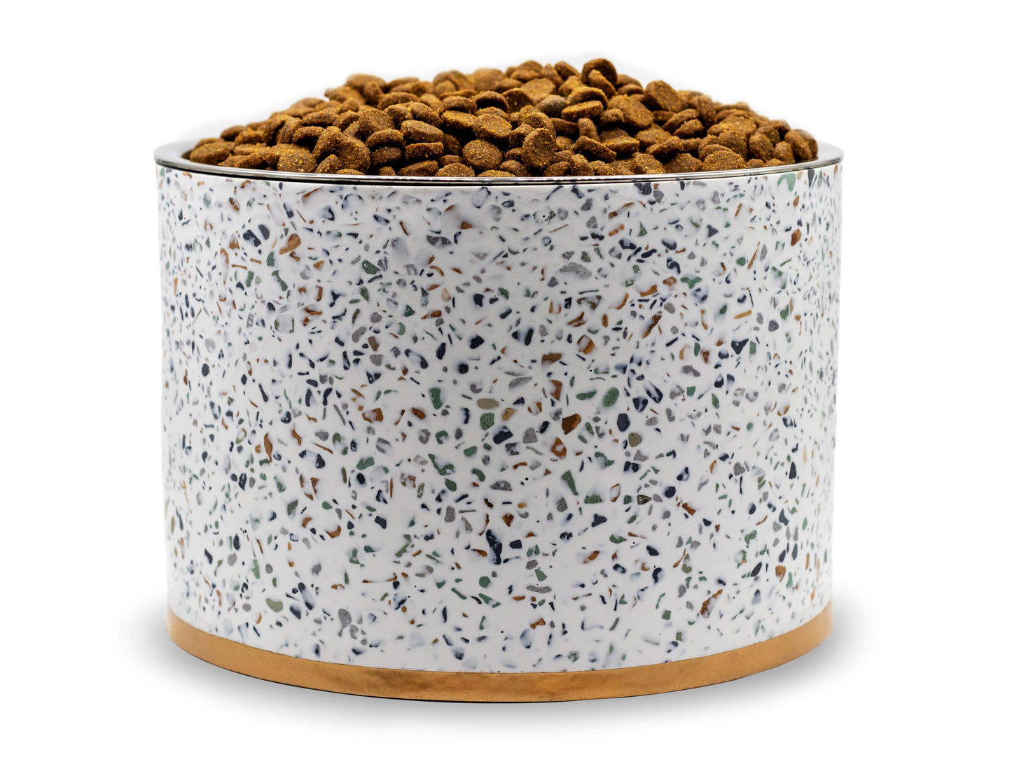 Pet Junkie Terrazzo Single Dog Bowl