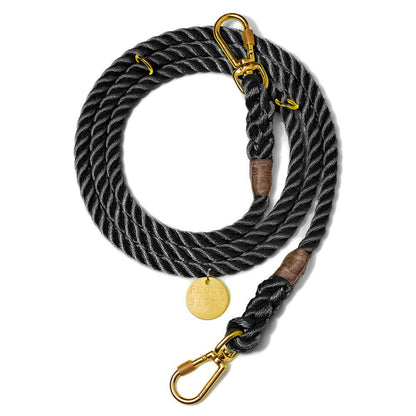 Found My Animal - The Original Rope Dog Leash (Black Large)