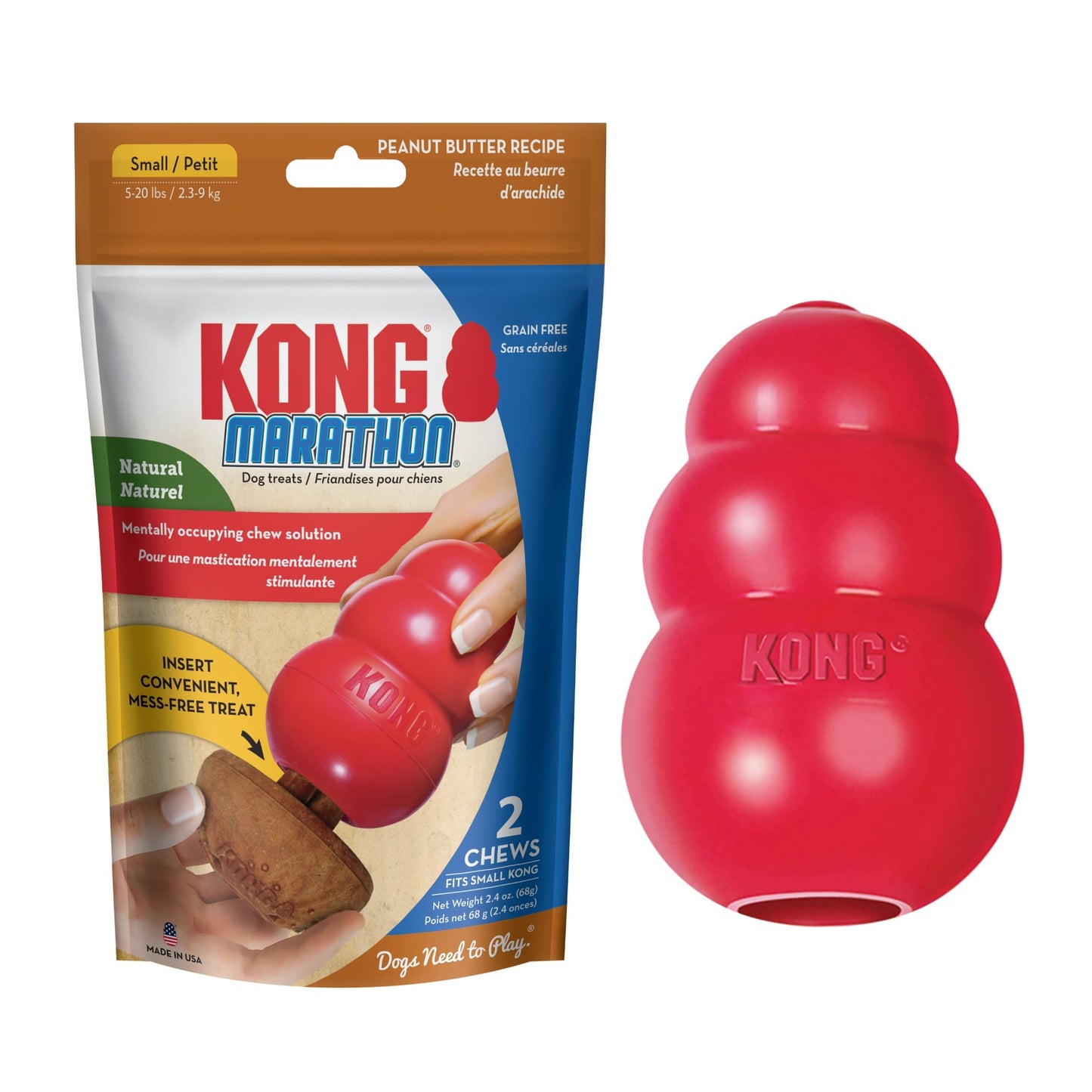 KONG Marathon - Small Dog Toy Chewy Treat
