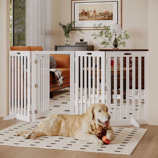 ChooChoo Wooden Pet Gates for Dogs