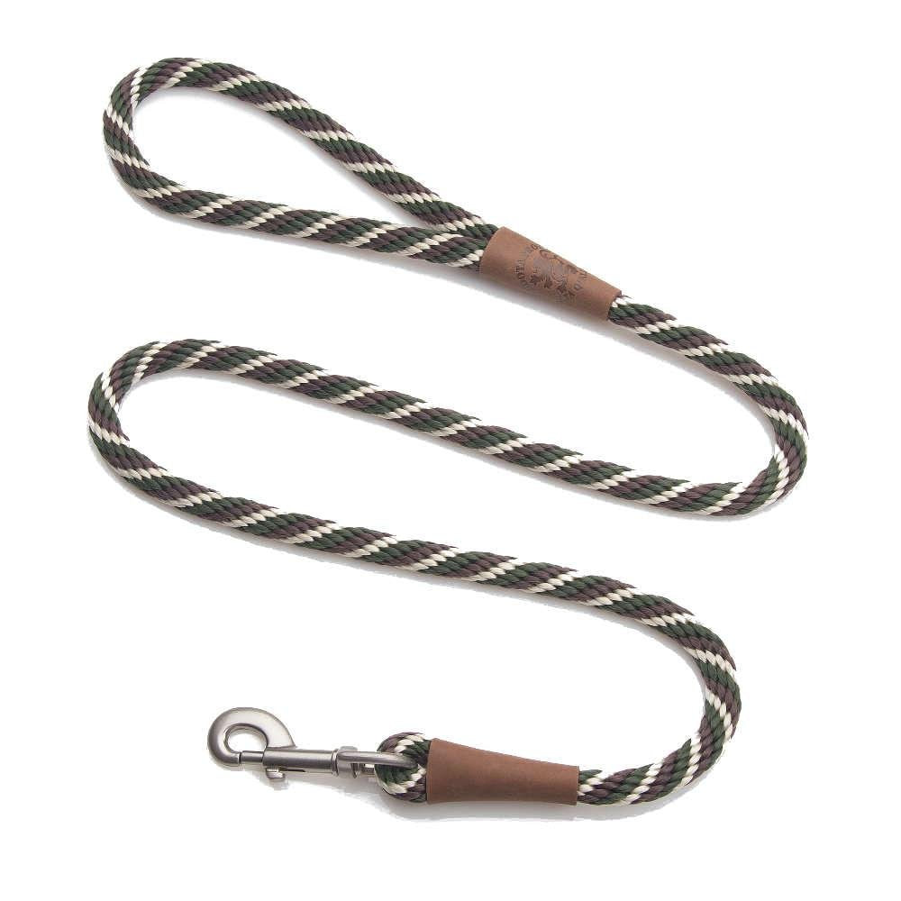 Mendota Pet Snap Leash - British-Style Braided Dog Lead