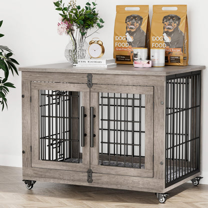 Lulive Dog Crate Furniture for Medium Dogs