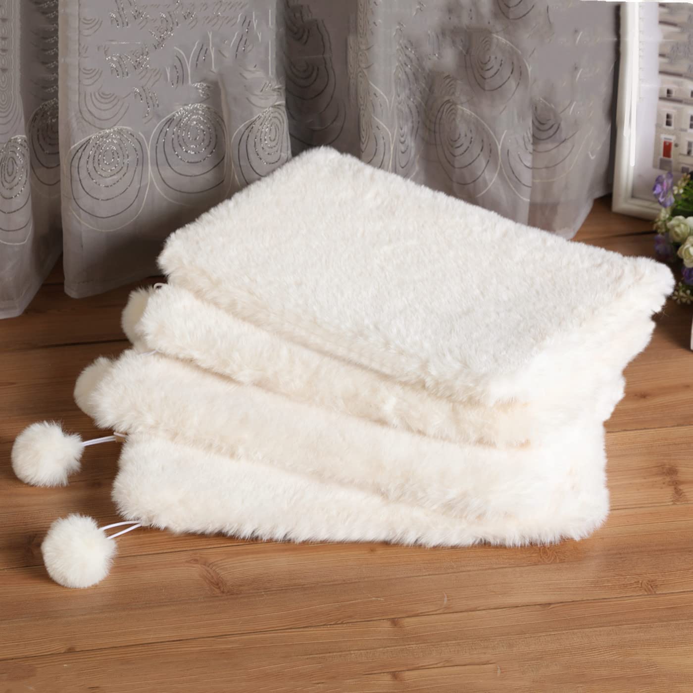 Faux Rabbit Fur Bed Pad